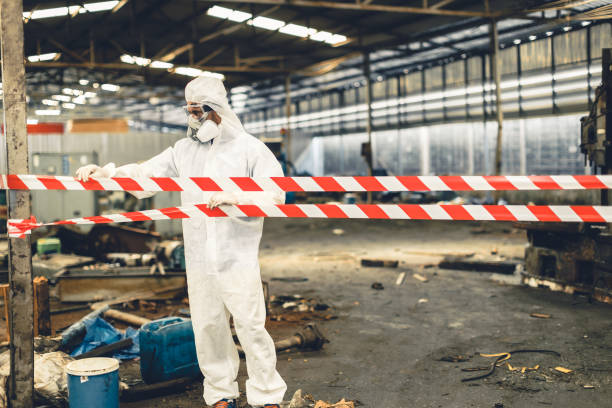 Professional Unattended Death Cleanup technician working in Rahway, NJ
